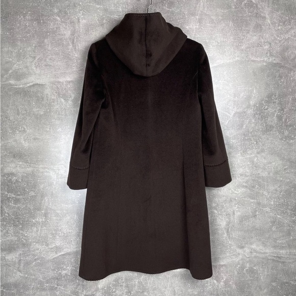 CINZIA ROCCA Brown Wool Women's Duffel Coat Made inItaly Size 42IT 6USA - Picture 5 of 6